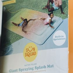 Sun Squad Giant Spraying Splash Mat Water Summer