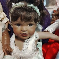 Vintage Ashton Drake 1996 "Whitney" Porcelain Doll by the Artist Yolanda Bell
