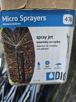 ( 18 )DIG MICRO SPRAYERS (360 Pattern)( 9" Distance 13GPH)