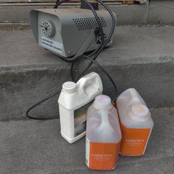 Budget Fog Machine And Solution.