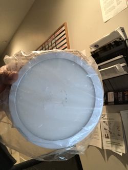 White 6” Round Halo Puck Lights