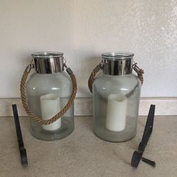 Candle Holders With Hardware