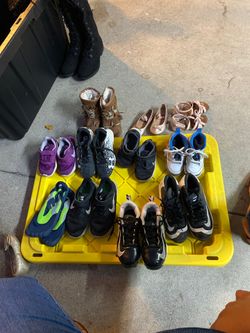 Toddler and boy size shoes