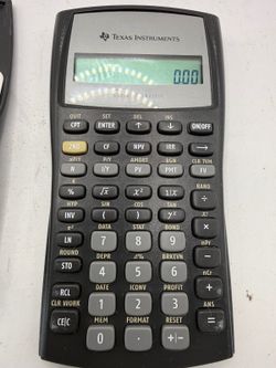Texas Instruments BA II Plus Financial Calculator Business Analyst w/ Cover