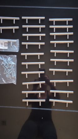 13 Cabinet Handles/Pulls $26