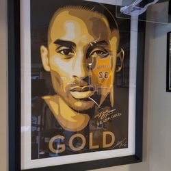 💛💜 🏀👍Limited Edition👍 Shepard Fairey Kobe🐍 Bryant 🐍 Upper Deck 12/100 💥GOLD EDITION💥 ONE OF THE RAREST