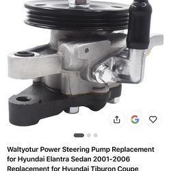 Waltyotur Power Steering Pump Replacement for Hyundai Elantra Sedan 2001-2006