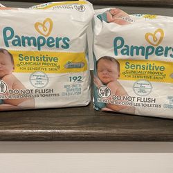 Pampers Wipes $6 Each