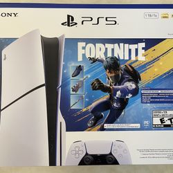 Brand NEW/Sealed Sony PlayStation 5 Disk Slim - Fortnite Flowering Chaos Bundle