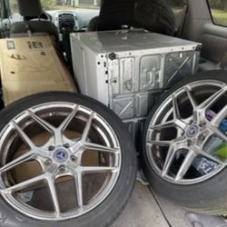 Used 19x8.5 Brixton RF7 Wheels (5x112)