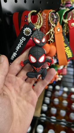 Spiderman And Minney Mouse Key Chains