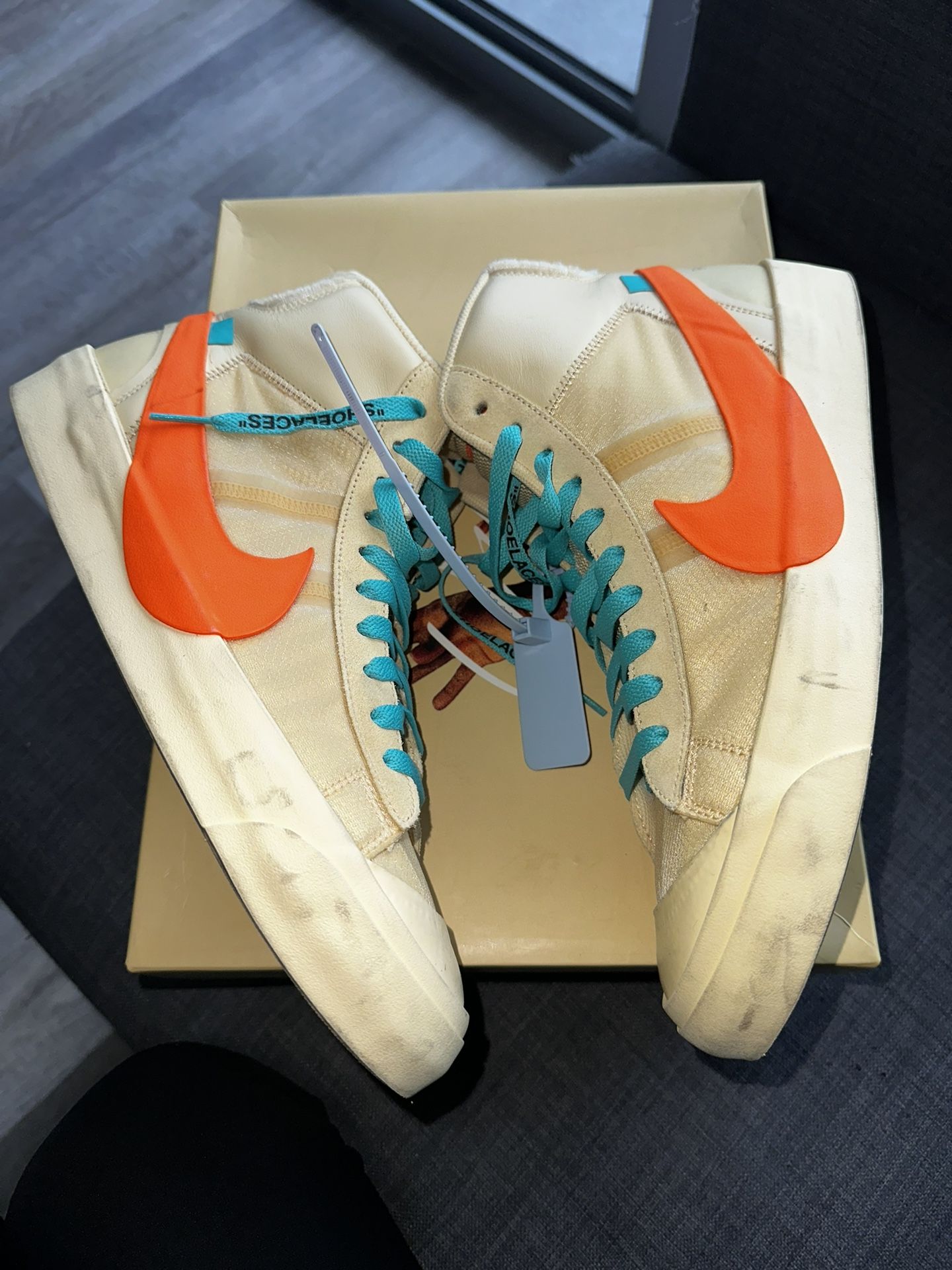 Nike Blazer Off White All Hallows Eve Sz 11.5 Used No Box