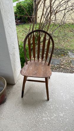 Wooden outdoor chair