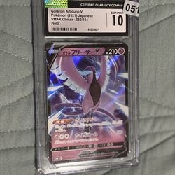 Galarian Articuno V Pokémon PSA 10