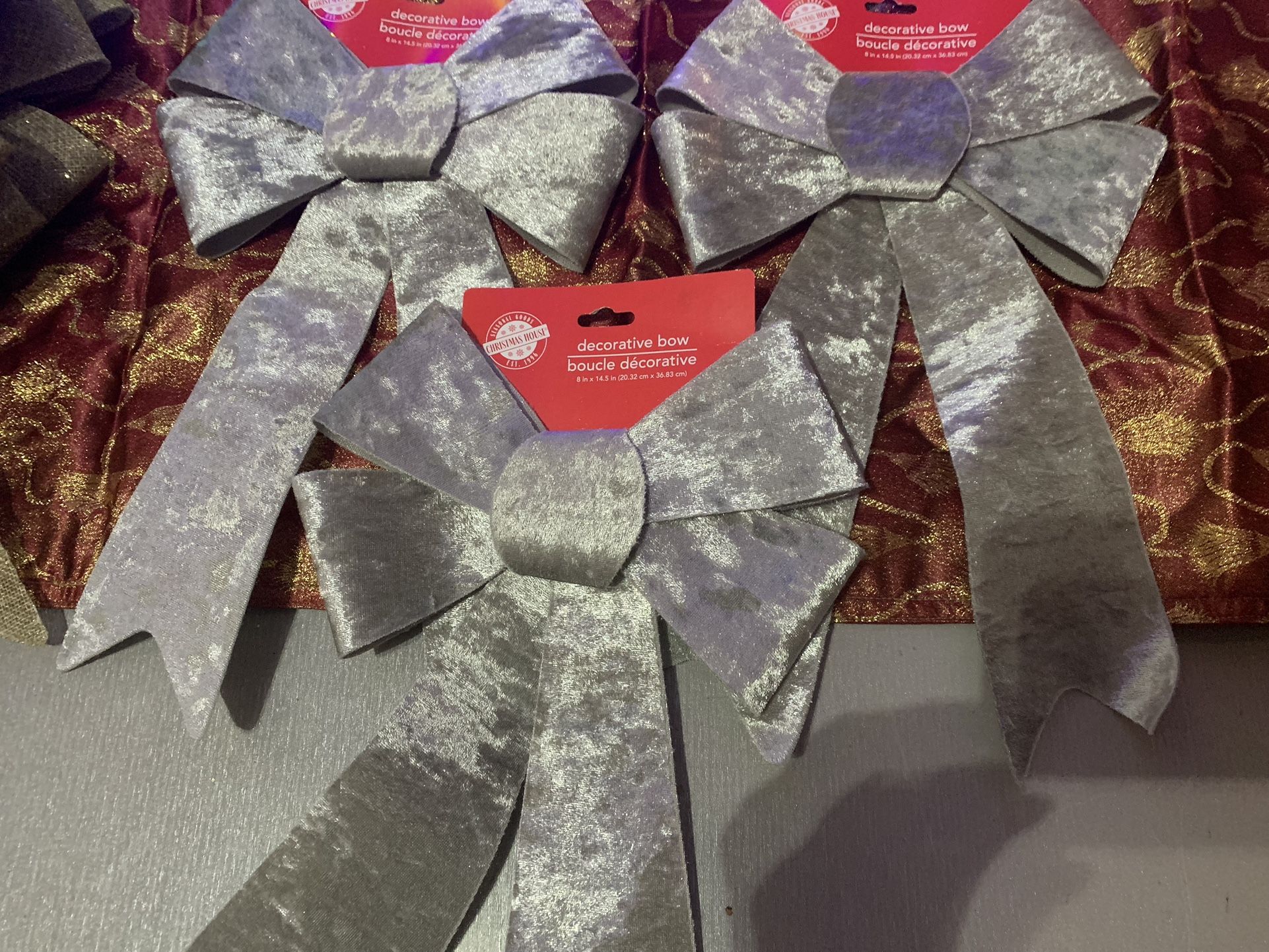 Velvet Christmas Bows