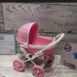 My Mini Baby Pink Stroller 