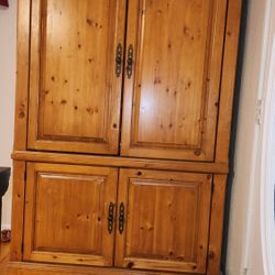 Pine Tv Cabinet / armoire 