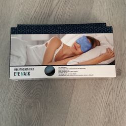Vibrating Hot Cold Eye Mask Blue