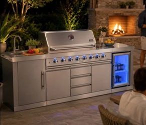 Brand  new patio island bbq grill stainless steel propane