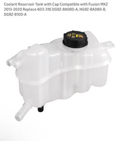 Coolant Reservoir Tank w/ Cap for Ford Fusion Lincoln MKZ 2013-2020 DG9Z-8A080-A