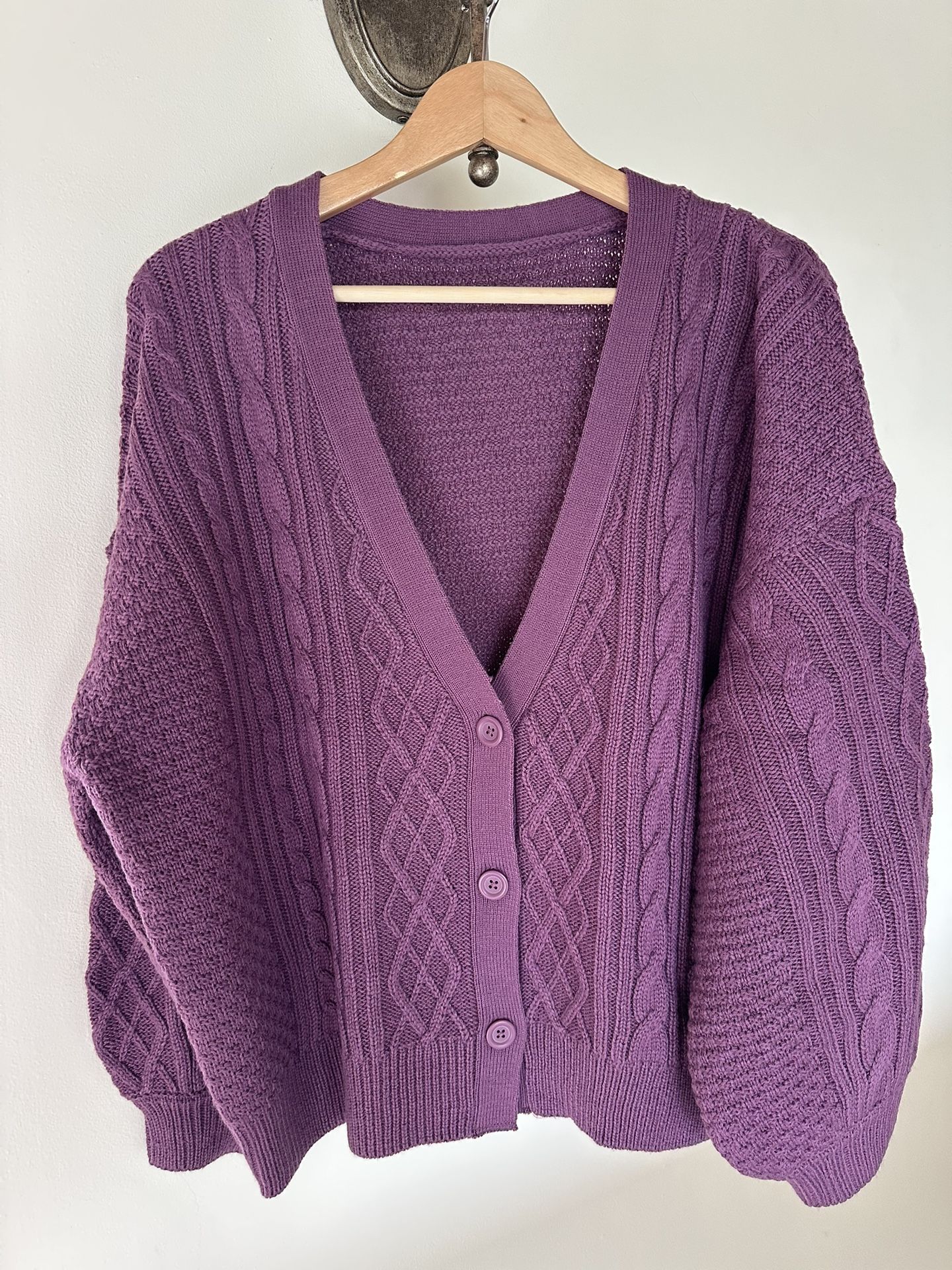 Magenta Cardigan