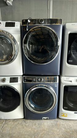 GE Front Load Set (Front Load Washer & Dryer Set) - Stackable Large Capacity