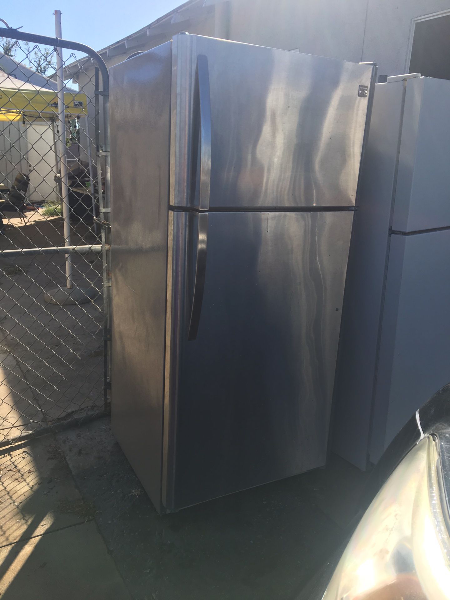 Stainless steel Kenmore fridge great conditions! With Ice Maker!Pick up in Long Beach