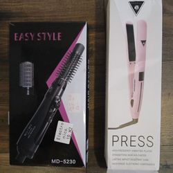 Easy Style- Hair Styler and Osiworks  Press- Vibratory & Digital Hair Straightener