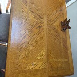 Oak High Top Dining Table    