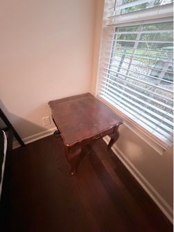 Dark Wood End Table