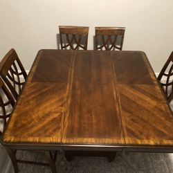 Dining Table  - High Top  w/6   chairs - Table is 54x54