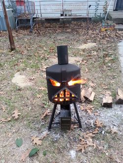 Custom welding: Awesome fire pit monster