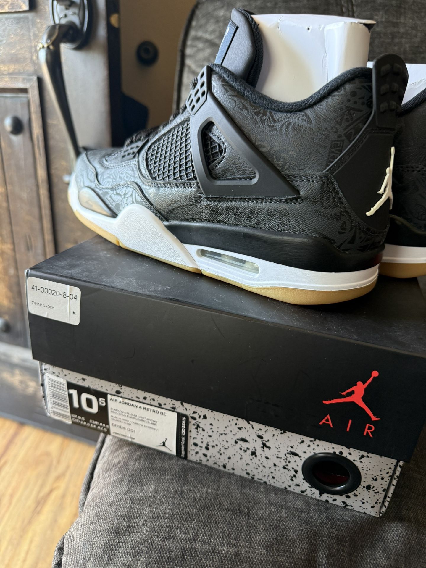 Men’s Jordan Retro 4 Laser Brand New Size 10.5