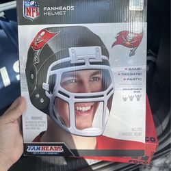 Fanheads NFL TAMPA BAY BUCCANEERS Adjustable Size Cardboard Helmet New
