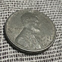 1943 WHEAT PENNY Silver Color