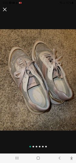 Michael Kors Pink Monroe Trainer Shoes
