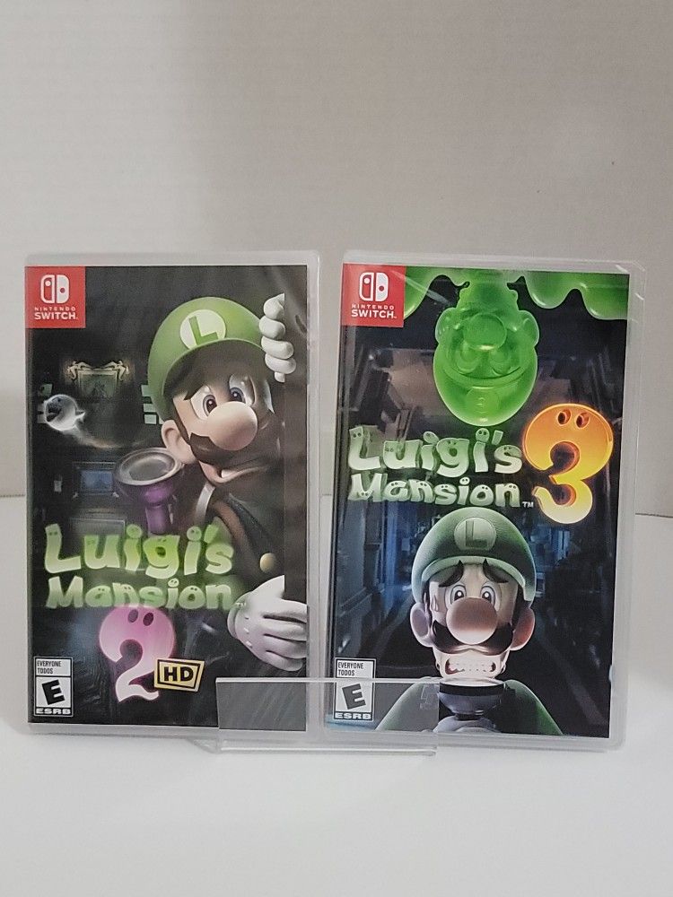 Luigi's Mansion 2 And 3 For The Nintendo Switch