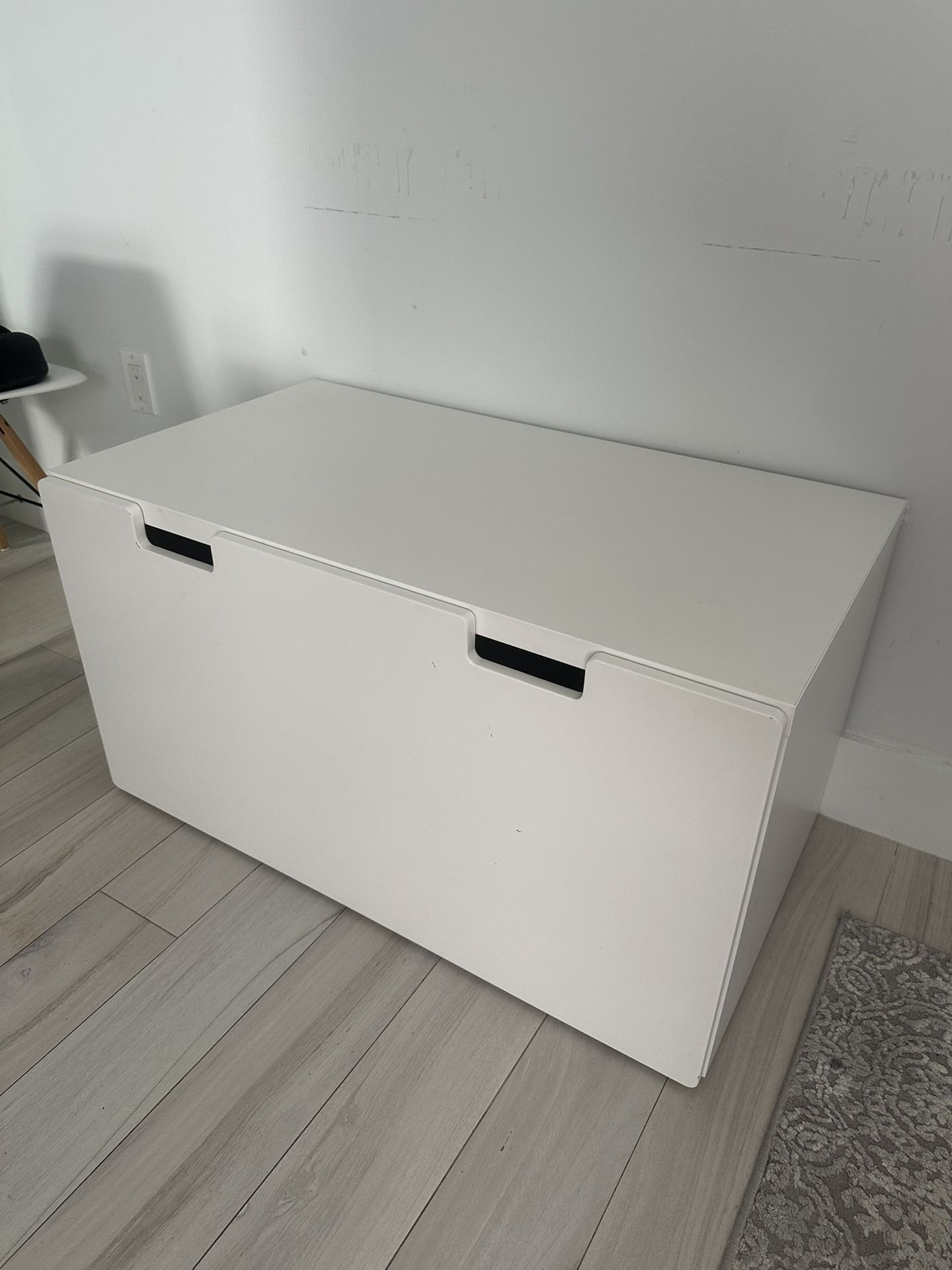 IKEA Storage Bench With Wheels White Furniture Piece Bedroom More Bedroom Items Pottery Barn Target