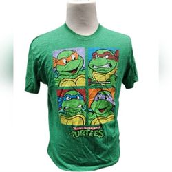 Nickelodeon Teenage Mutant Ninja Turtles Size Large Green Tshirt