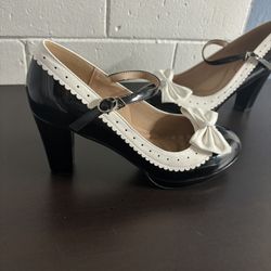 Black And White Heels 