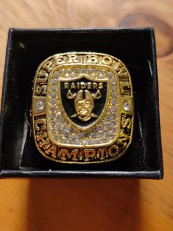 Raiders Nfl Superbowl Rings.  $30 Each