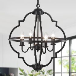 4 Light farmhouse chandelier