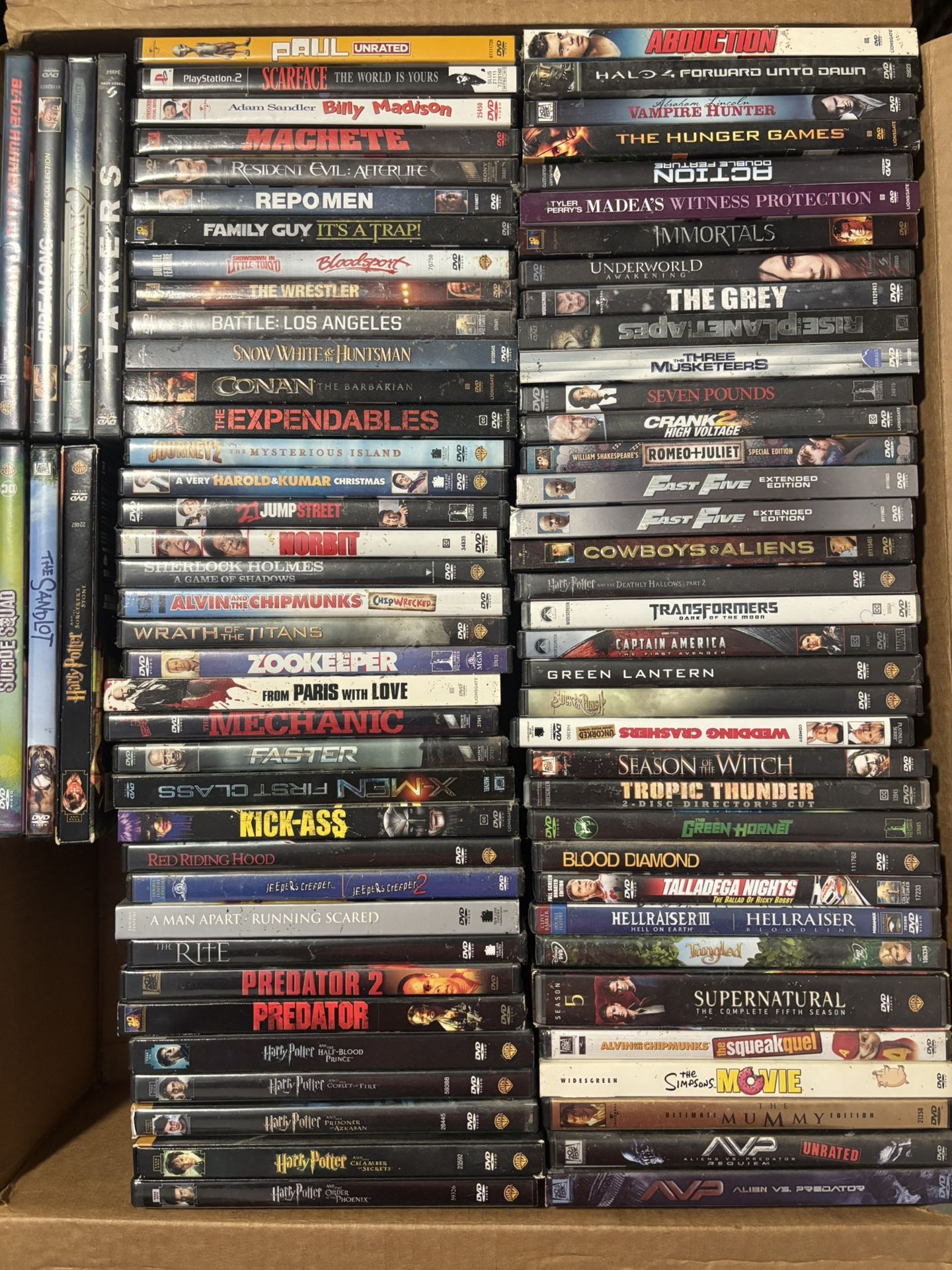 DVD Lot Over 50 Movie Wholesale Lot