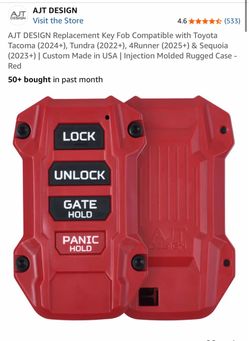 AJT Design 2022-2027 Toyota Tundra Key fob case