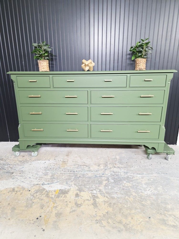 Solid Wood Newly Refinished Dresser