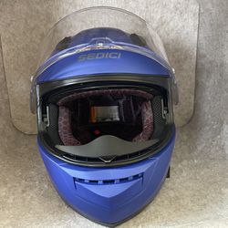 SEDICI Small Blue Motorcycle Helmet