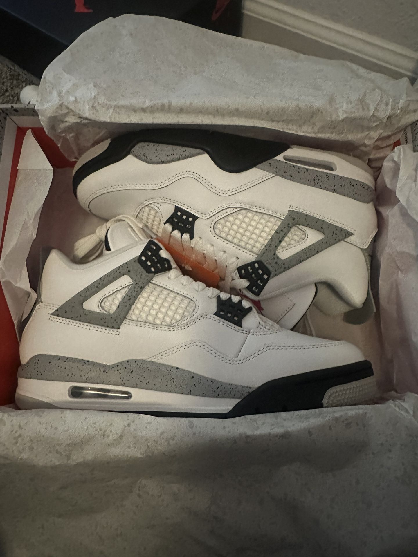 Brand New Jordan 4 Retro White Cement Size 8‼️‼️