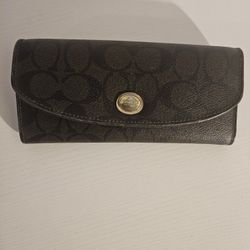 Brown/Beige Coach Wallet 