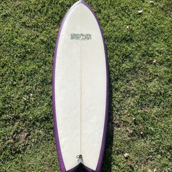 6’0 Fish Surfboard With Future K2 Fins 