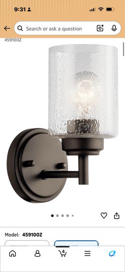 1-Light Wall Sconce